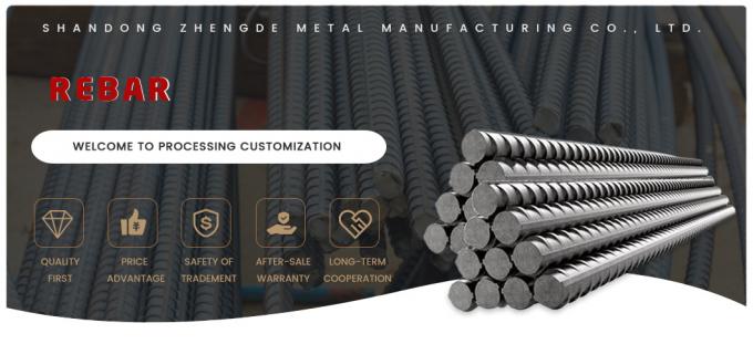 Máquinas e aparelhos de construção de betão 6m 12m HRB400 HRB500 Rebar laminado a quente 0