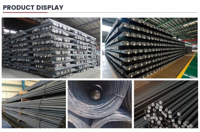 Barras de aço reforçadas de 20 ft HRB500 Hrb600 10 mm Rebar Reforço de aço 7