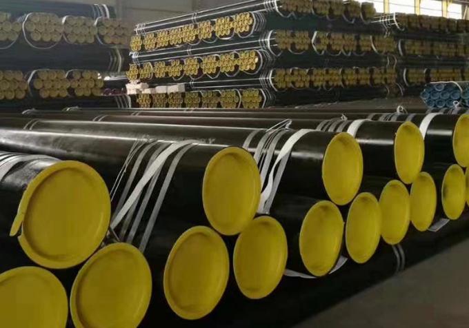 Boa qualidade ASTM A106 / API 5L Sch 40 Sch 80 Sch120 Tubo sem costura de aço pintado de preto 5