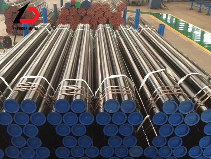 ASTM A53 A106 Large Schedule 40 Gr B ERW Tubos de aço carbono para oleodutos de gás 2