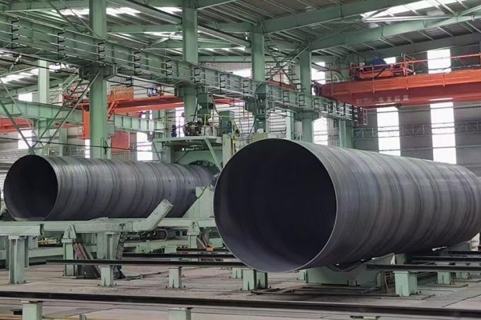LSAW SSAW ERW Sch40 0,6-30 mm Tubos em espiral de parede espessa de aço carbono leve Tubos de tubos sem costura soldados para perfuração de petróleo / gás 4