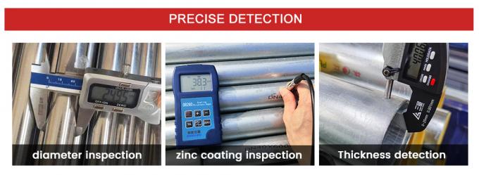Comprimento personalizado 6m 12m SGCC S235 Ss400 2 polegadas Sch40 Sch30 tubo redondo de aço galvanizado 8