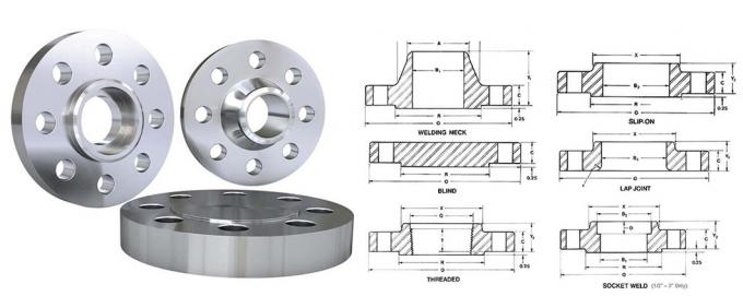 ASME/ANSI/DIN/GOST/BS EN RF/FF/Rtj 150#-2500# Aço inoxidável/aço ligado forjado Wn/So/fiado/placa/soquete/flanca cega 12