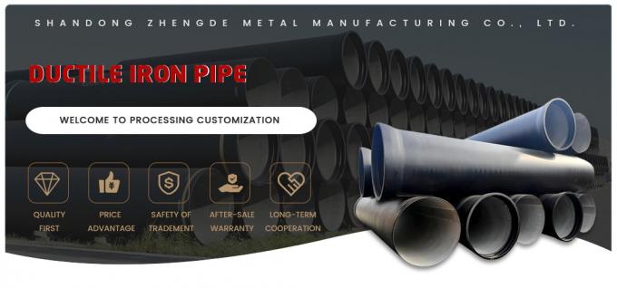 Inquérito sobre as vendas a quente China Manufacturer K7/K8/K9/K10/C40/C30/C25 Ductile Cast Iron Pipes 0
