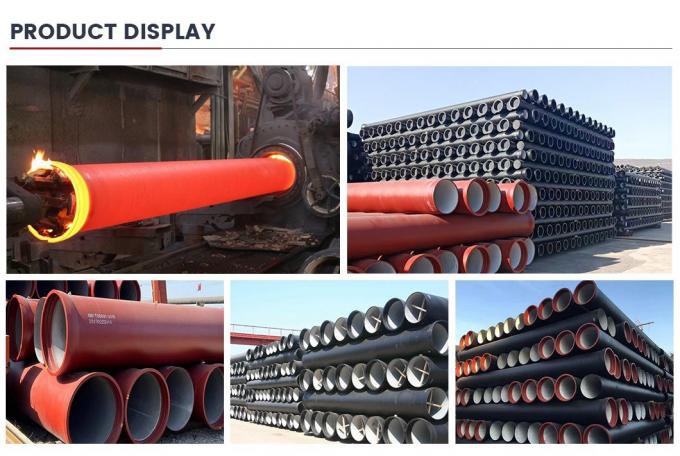 Inquérito sobre as vendas a quente China Manufacturer K7/K8/K9/K10/C40/C30/C25 Ductile Cast Iron Pipes 11