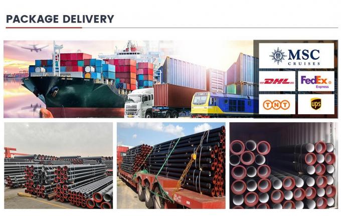 Inquérito sobre as vendas a quente China Manufacturer K7/K8/K9/K10/C40/C30/C25 Ductile Cast Iron Pipes 14