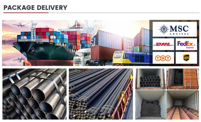 Tubos de aço soldados para automóveis 6m 12m Dimensão personalizada Q235b 10