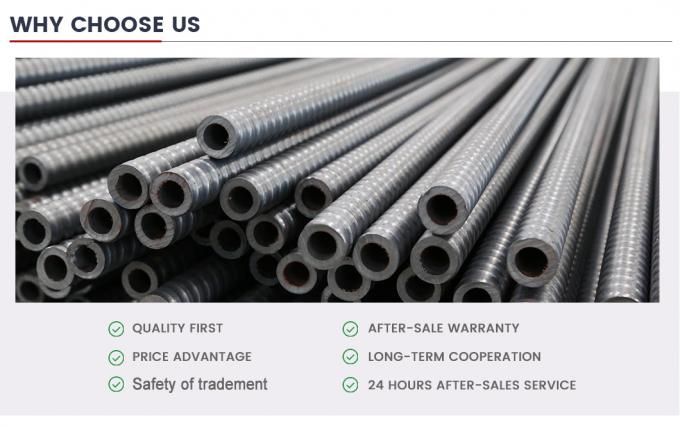 Alta resistência Full Threaded Steel Self Drilling Anchor Bolt Anchor oculto/Anchor Bar oculto Anchor Rods 10