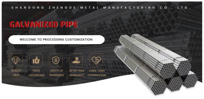 Tubos de ferro galvanizado laminados a quente 0