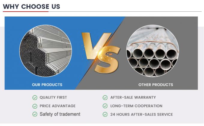 Tubos de ferro galvanizado laminados a quente 6